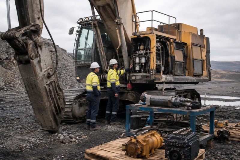 Fornecimento de peças sobressalentes para frota de mineração